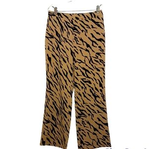 The Native One High Rise Wide Leg Animal Print Pants Women's Sz Medium